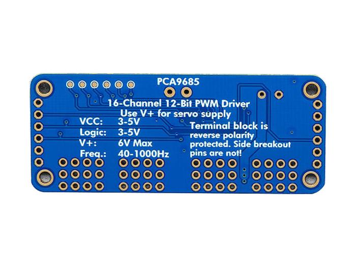 PWM Servo Driver 16-kanal 12-bit I2C @ electrokit (2 av 6)