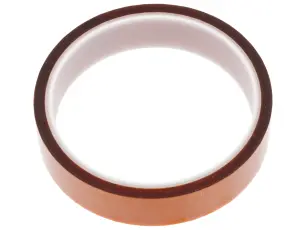 Kaptontejp - polyimidtejp 20mm x 30m 258°C @ electrokit