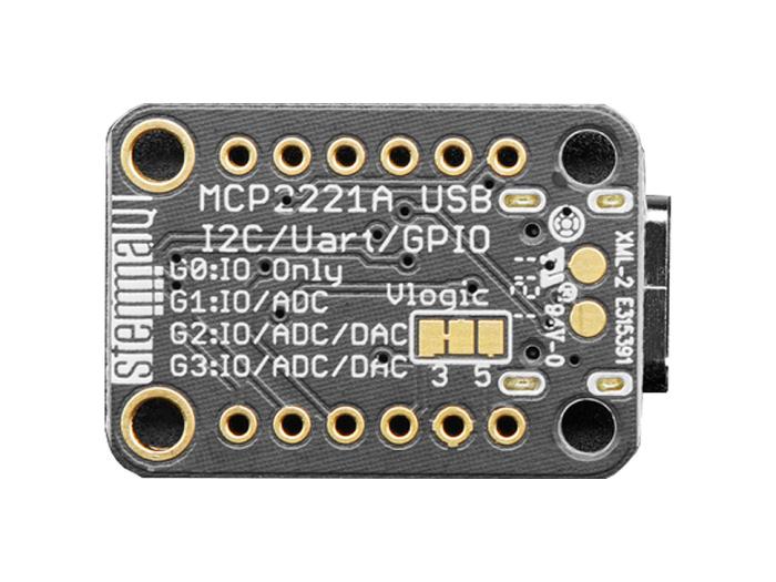 Adafruit MCP2221A Breakout -USB to GPIO ADC I2C @ electrokit (2 of 6)