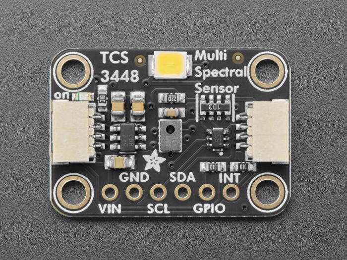 14-Channel Light / Color Sensor TCS3448 - Qwiic @ electrokit (3 of 5)