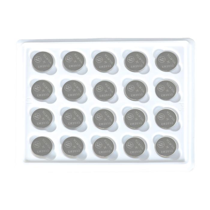 CR2032 battery lithium 3V Varta 20-pcs industrial packing @ electrokit (2 of 3)