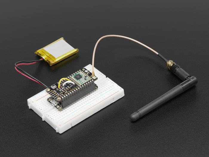 Adafruit LoRa Radio FeatherWing - RFM95W 433 MHz @ electrokit (6 of 7)