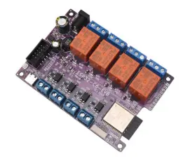 Reläkort 4x med ESP32-C6 @ electrokit