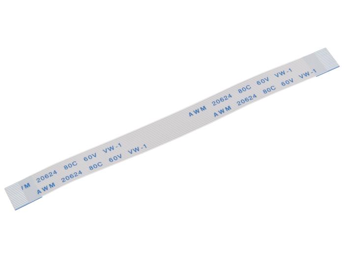 FPC-kabel 15-pol 0.5mm 100mm samma-sida @ electrokit (1 av 1)