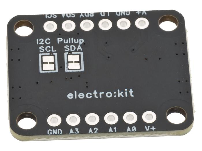 DA-omvandlare 4-kan 12-bit I2C QWIIC @ electrokit (3 av 4)
