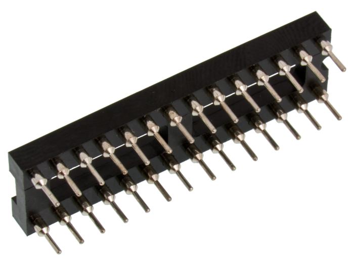 DIL-hållare svarvad 28-pin 0.3