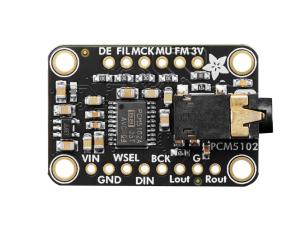 I2S-DAC med stereo audio ut @ electrokit