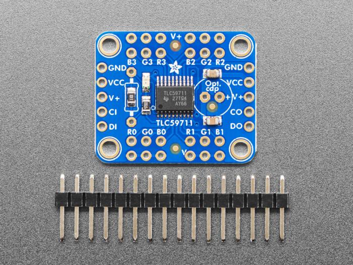 PWM LED dimmer 16-bit 12-ch SPI @ electrokit (3 of 4)