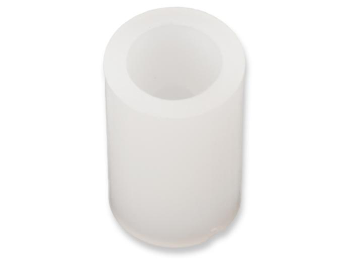 Spacer M4 10mm plastic white @ electrokit (1 of 1)