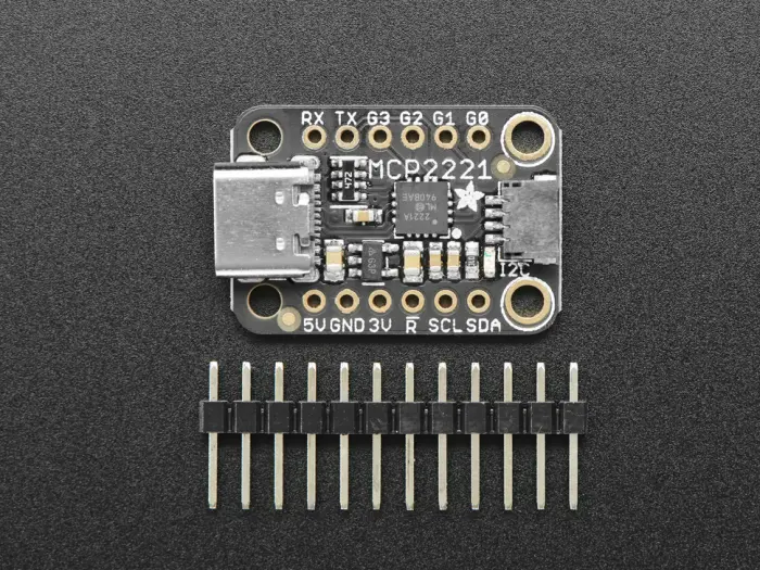 Adafruit MCP2221A Breakout -USB till GPIO ADC I2C @ electrokit (3 av 6)