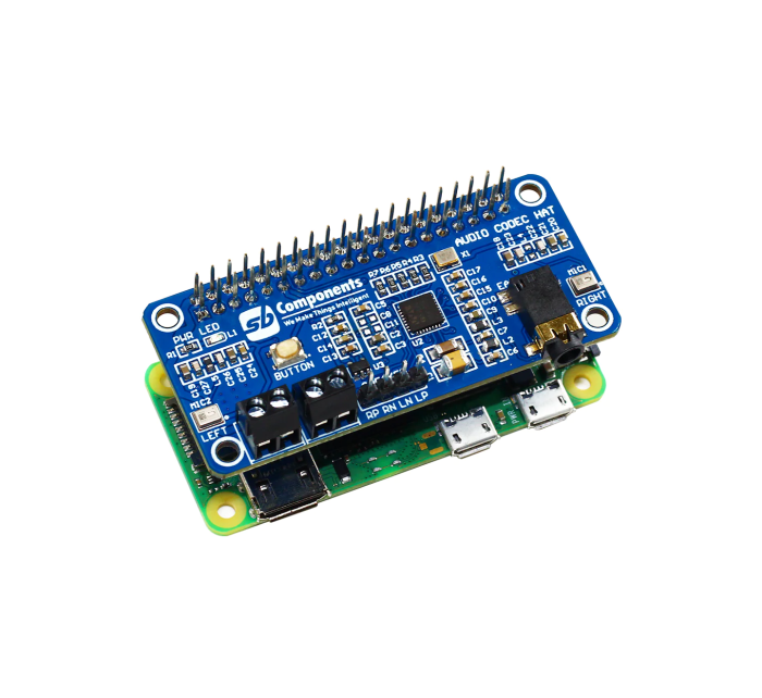 Audio Codec HAT för Raspberry Pi @ electrokit (4 av 4)