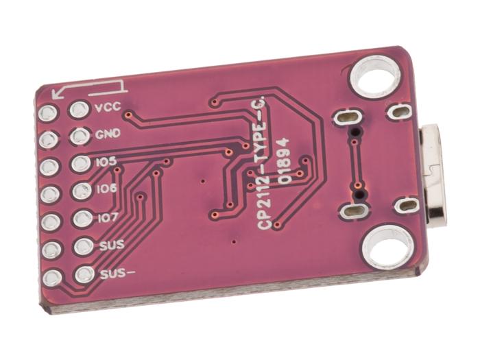 CP2112 USB- till I2C/SMBus monterad på kort @ electrokit (2 av 2)