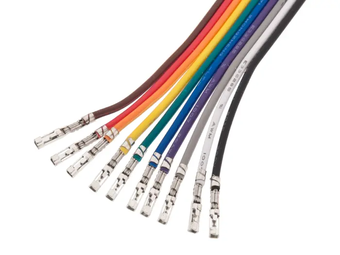 Ribbon cable 10-pin dupont terminals female/female 150mm @ electrokit (2 of 4)