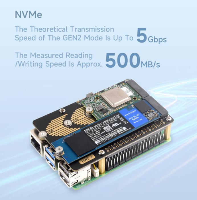 PCIe HAT for dual SSDs to Raspberry Pi 5 @ electrokit (9 of 15)