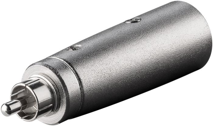 Adapter 3-pol XLR hane till RCA hane @ electrokit (2 av 2)