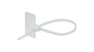 Cable Tie 100 x 2.5mm with Labelling Tag @ electrokit