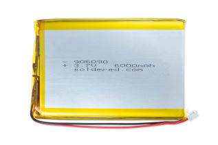 Battery LiPo 3.7V 6000mAh - JST-PH @ electrokit