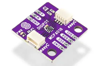 Digital 5k potentiometer MCP4018 - Qwiic @ electrokit