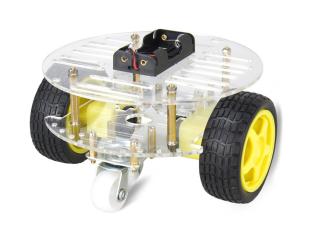 Robot Car Kit 2WD, 4 hjul och 2 motorer @ electrokit