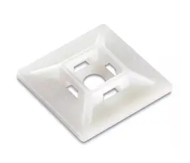 H&aring;llare buntband max 3.6mm sj&auml;lvh&auml;ftande/skruv vit @ electrokit