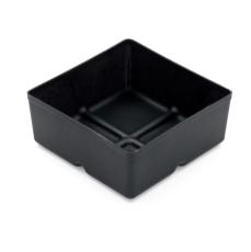 Insatsl&aring;da 110x110mm (PP) svart 4-pack @ electrokit
