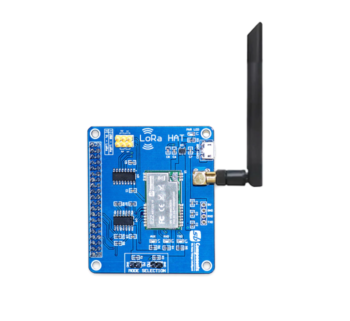 LoRa HAT 433 MHz @ electrokit (1 av 4)