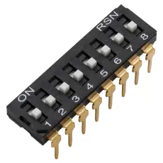 DIP switch 8-pol DIL @ electrokit