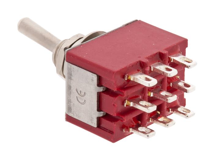 Vippomkopplare 3-pol on-on lödöron @ electrokit (2 av 2)