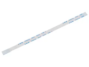 FPC-kabel 8-pol 0.5mm 100mm samma-sida @ electrokit