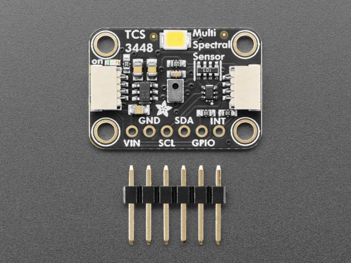 14-Channel Light / Color Sensor TCS3448 - Qwiic @ electrokit (5 of 5)
