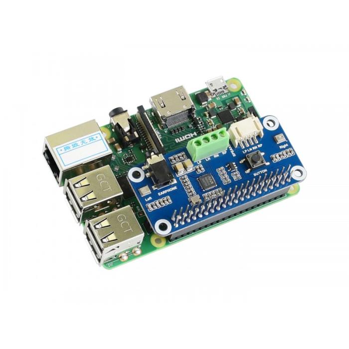 Ljudkort-HAT med högtalare för Raspberry Pi @ electrokit (3 av 8)
