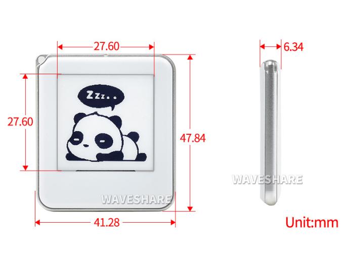 Display module with 1.54