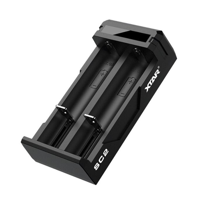 Batteriladdare Li-Ion 4A för 2x 18650 Xtar SC2 @ electrokit (4 av 5)