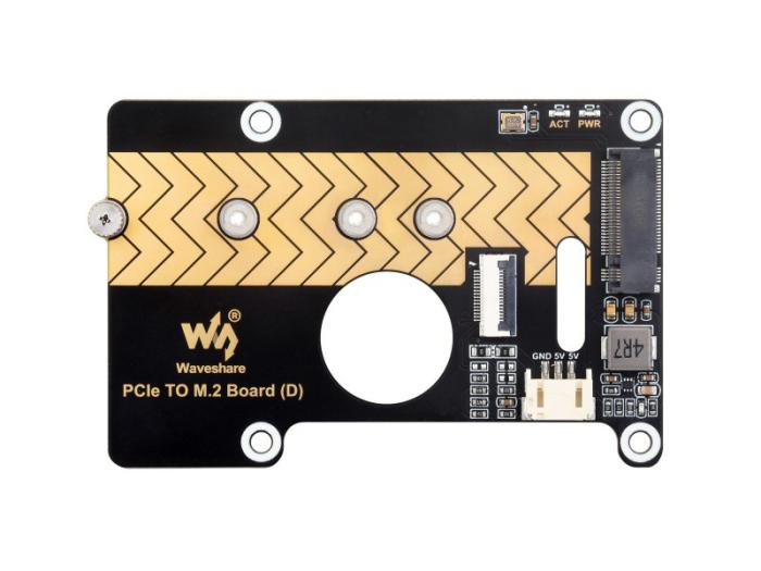 PCIe to M.2 HAT for Raspberry Pi 5 @ electrokit (2 of 16)