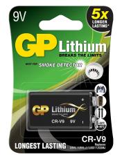 9V litium-batteri CR-V9 GP @ electrokit