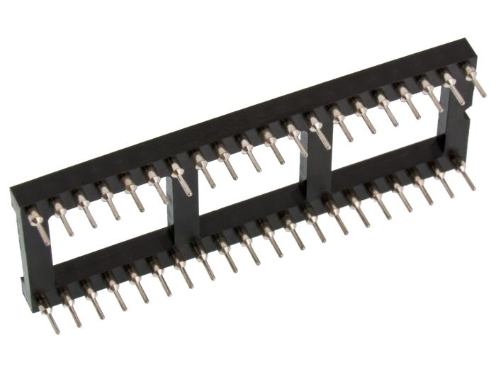 DIL-hållare svarvad 40-pin @ electrokit (2 av 2)