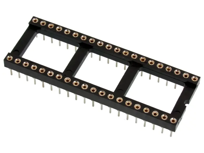 DIL-hållare svarvad 40-pin @ electrokit (1 av 2)