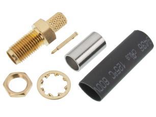 SMA-RP female crimp RG58 Max Gain @ electrokit
