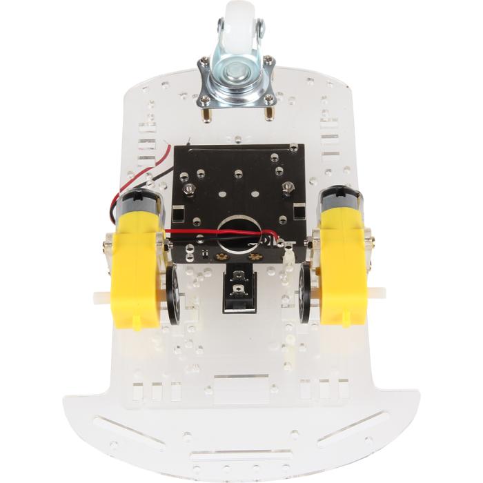 Robot Car Kit 2WD, robotplattform med 2 hjul och motorer @ electrokit (2 av 2)
