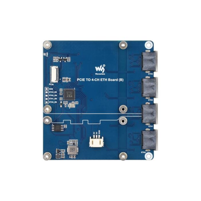 4-port NIC 2.5GB Ethernet for Raspberry Pi 5 @ electrokit (4 of 10)