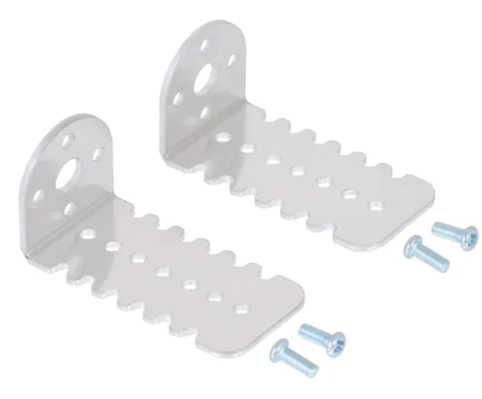 Monteringsvinkel för DC-motor 25mm - 2-pack @ electrokit (1 av 3)