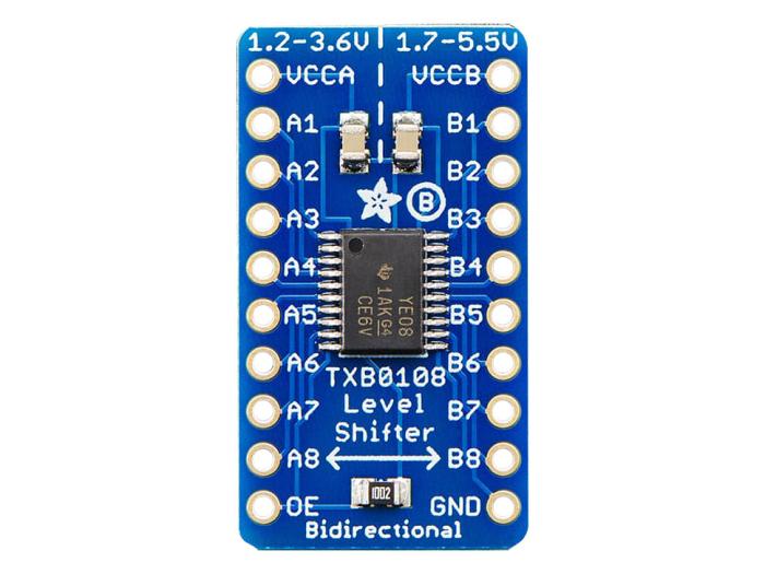Logic level converter 8-ch 3.3V -- 5V Bi-directional TXB108 @ electrokit (1 of 4)