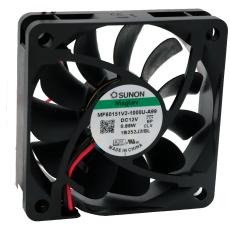Fan 80x80x25mm 24VDC 33dBA 69.6m³/h @ electrokit