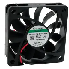 Fläkt 80x80x25mm 24VDC 33dBA 69.6m³/h @ electrokit