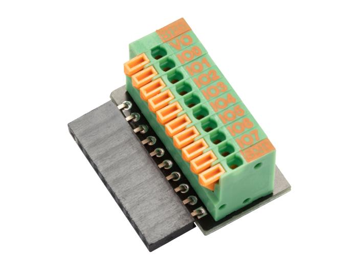 Bus Pirate 5 KF141 vertical quick connect @ electrokit (1 of 1)