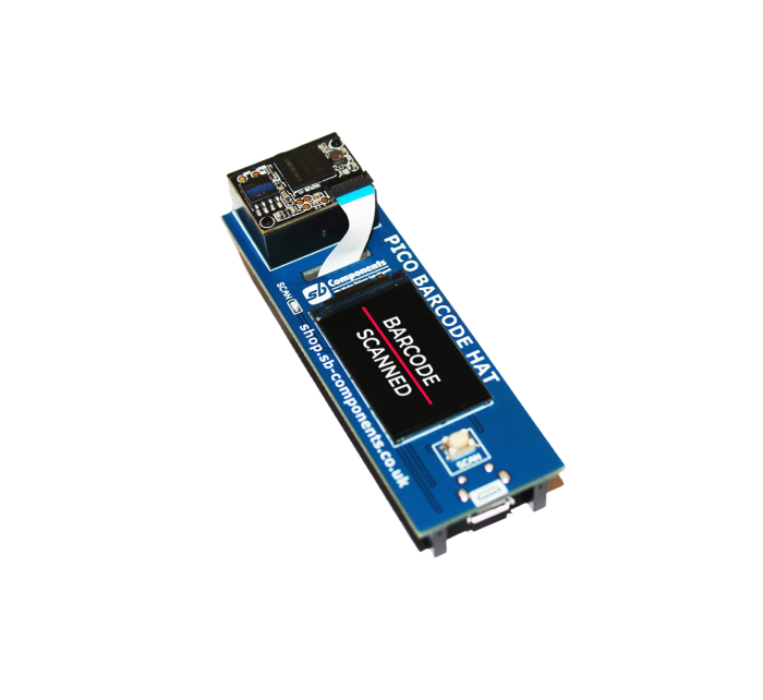 Streckkodsläsare med display för Raspberry Pi Pico @ electrokit (3 av 5)