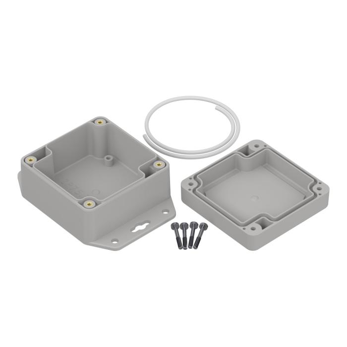 Enclosure flange 75x75x45mm ABS IP65 @ electrokit (2 of 4)