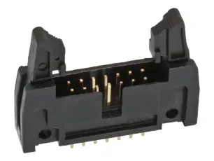 IDC hane PCB 16-pol med utkastare 2.54mm @ electrokit