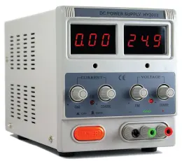 Lab power supply 0-30V 0-3A linear LED @ electrokit