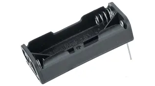 Battery holder 2x AAA PCB @ electrokit